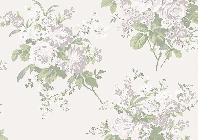 Shabby Chic by Rachel Ashwell Rose Chintz (Blackout), Natural - Roller Blind - Image 6